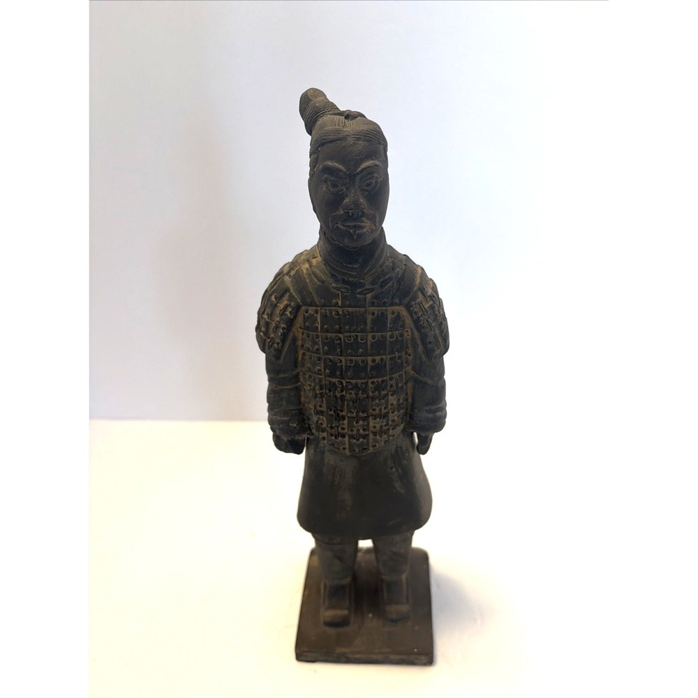 Vintage Chinese Terracotta Army Warrior Reproduction Statue Figurine Asian